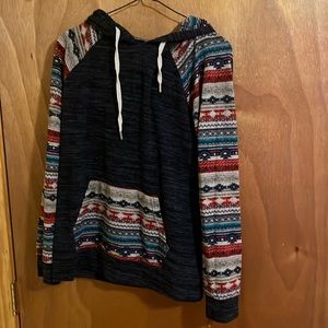 Aztec Sweatshirt. Size Large.